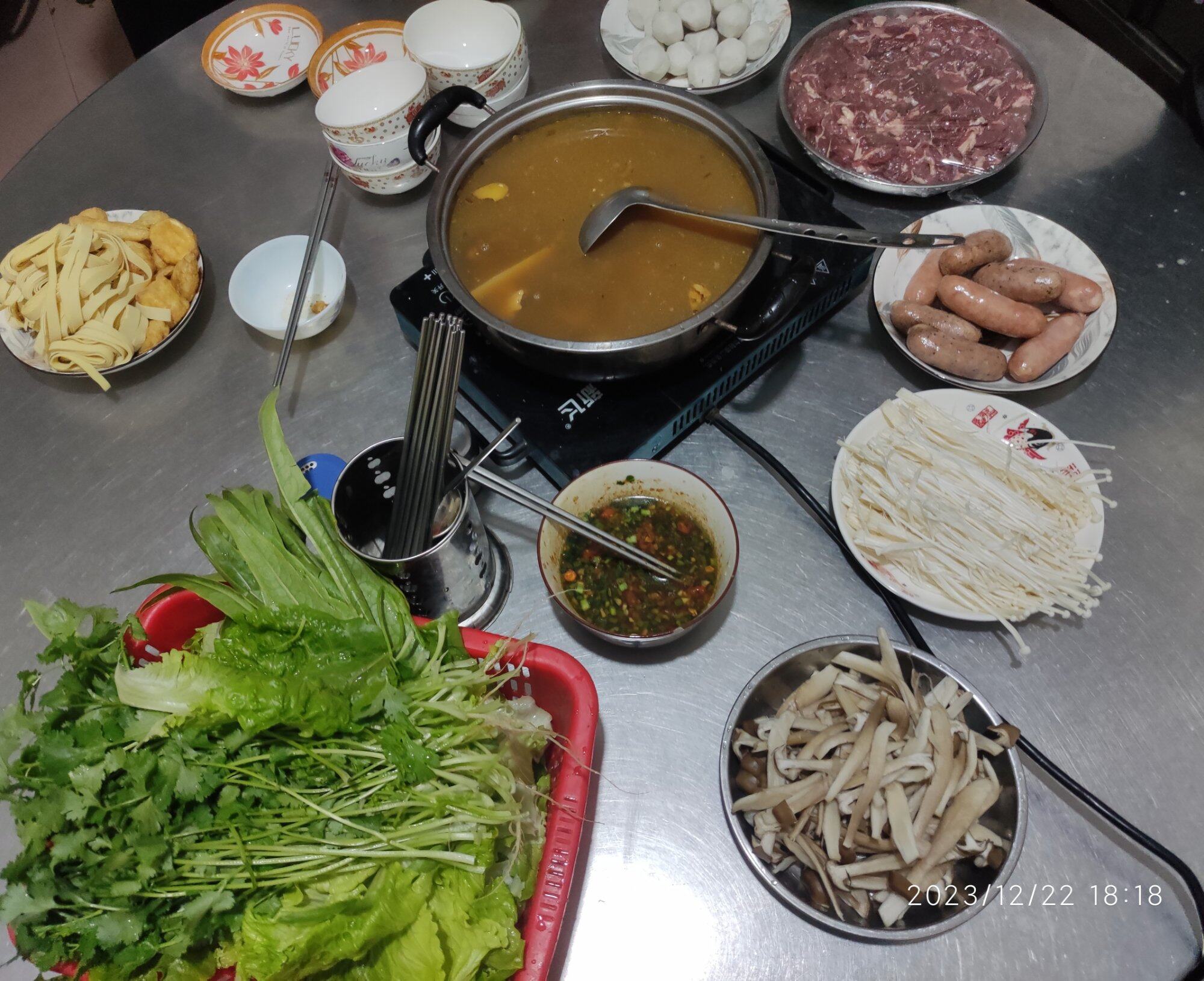 冬至羊肉火锅