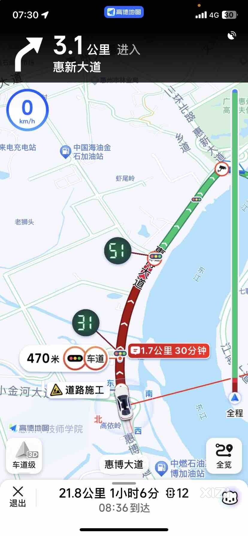 一大早的就堵车 惠博大道什么时候才能恢复啊