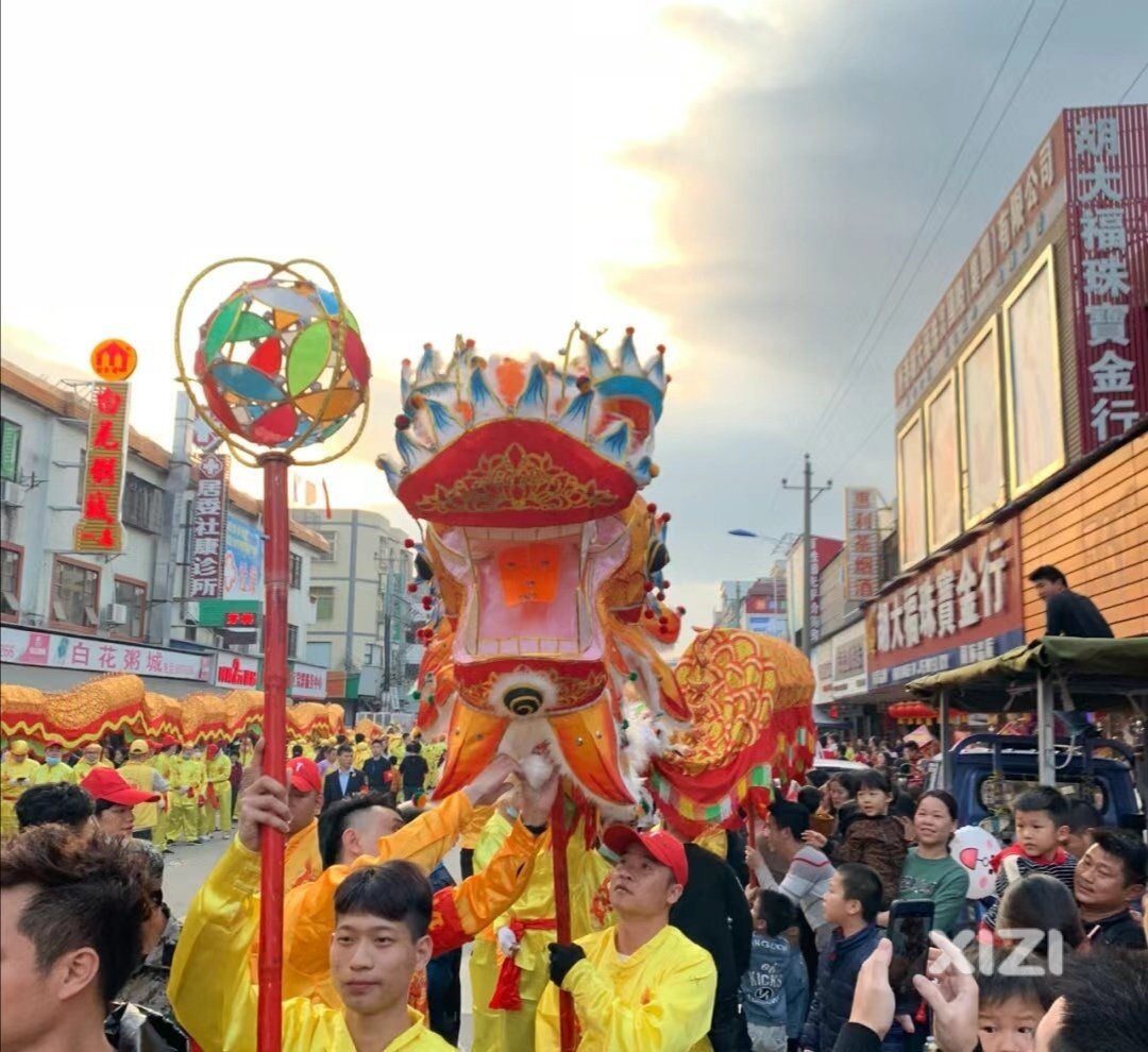 2024年惠州吉隆 一年一度元宵佳节，舞龙正在进行中，广东省舞龙之乡