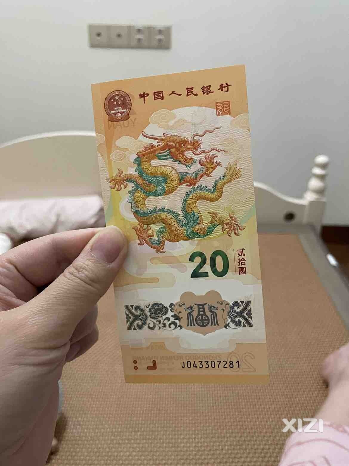 龙年纪念币，漂亮！