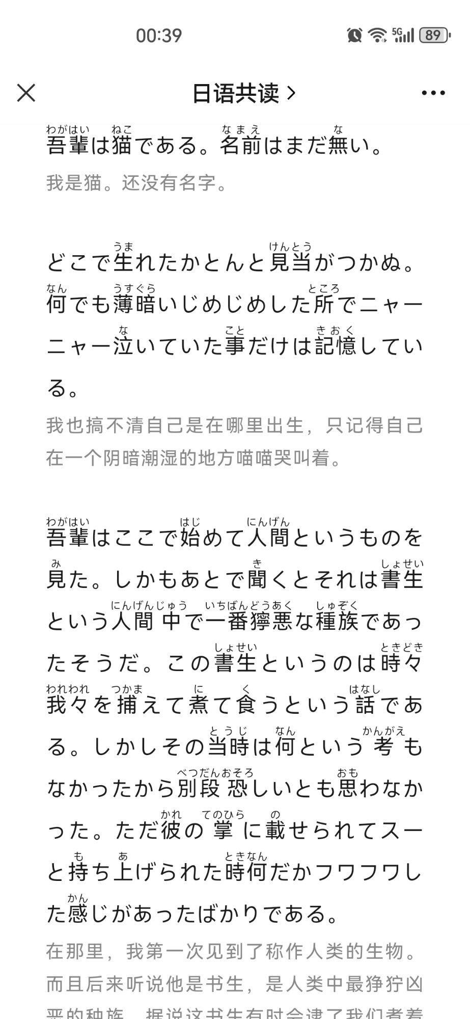 我是一只猫