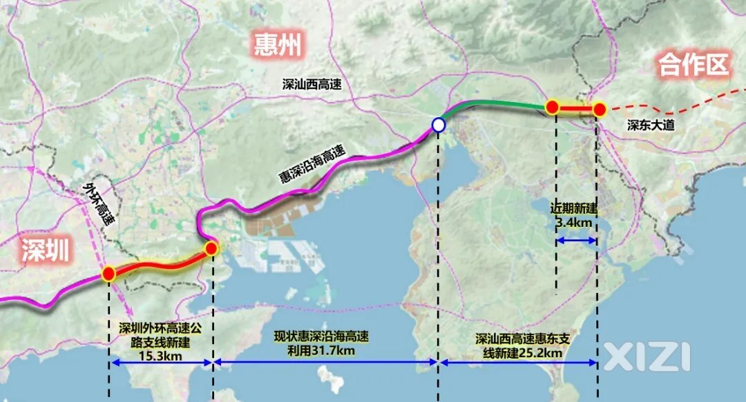 深汕第二高速一期惠东段好像已经动工了？