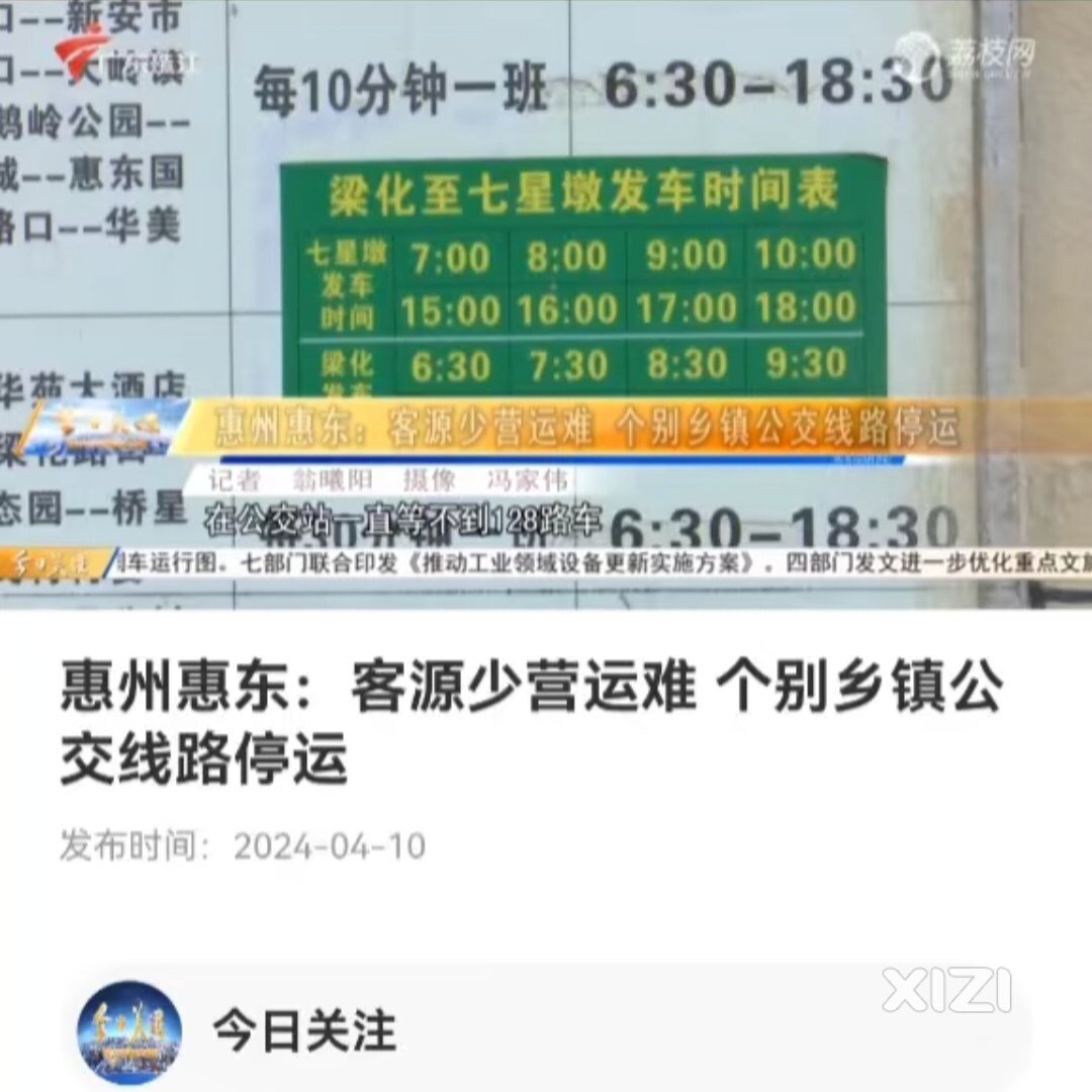 惠东乡镇停运了公交后。对百姓出行和学生上学等影响怎么样？