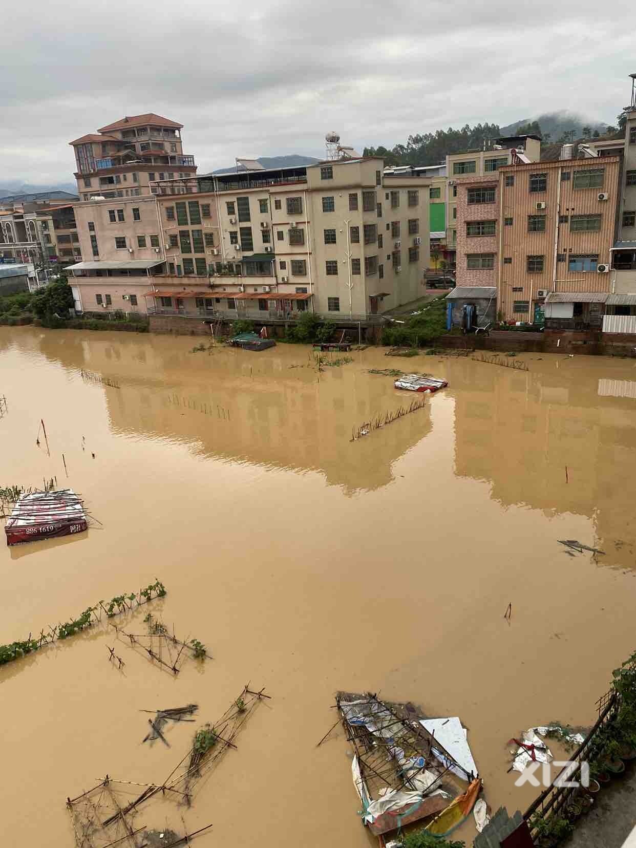 我家大门口呀……黄河