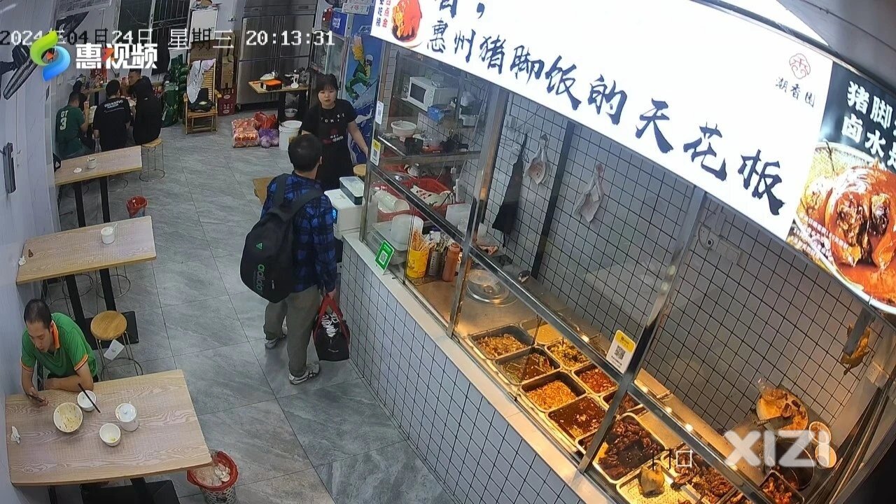 暖心！惠州这位老板娘毫不犹豫端出了一碗满满的饭菜……