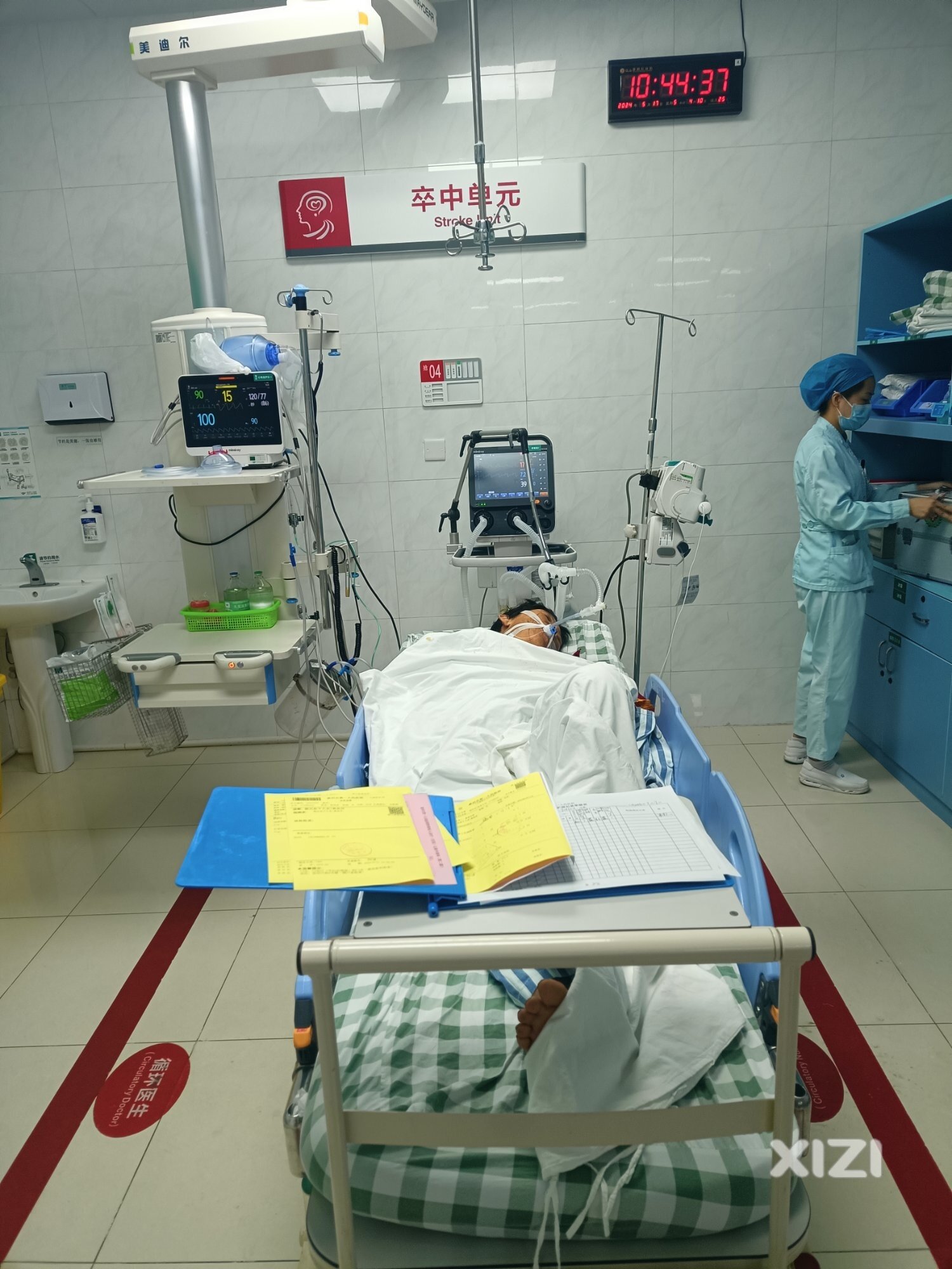 惠州中风大出血紧急送医记录
