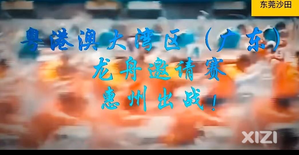 热烈祝贺惠州龙舟队荣夺第四名