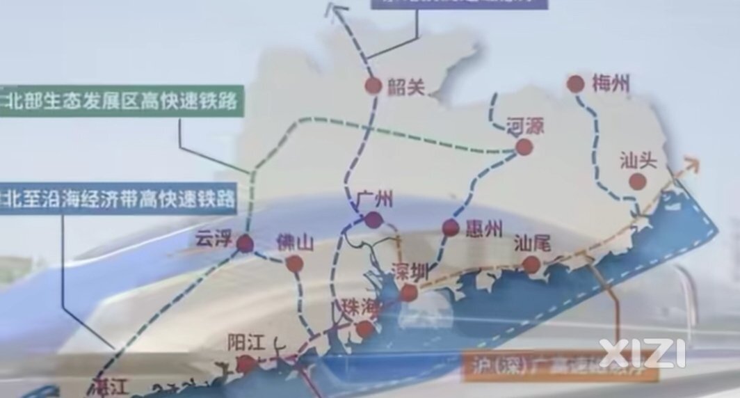 广东规划2条600km时速磁悬浮线。其中1条经过惠州，不知是否会设站