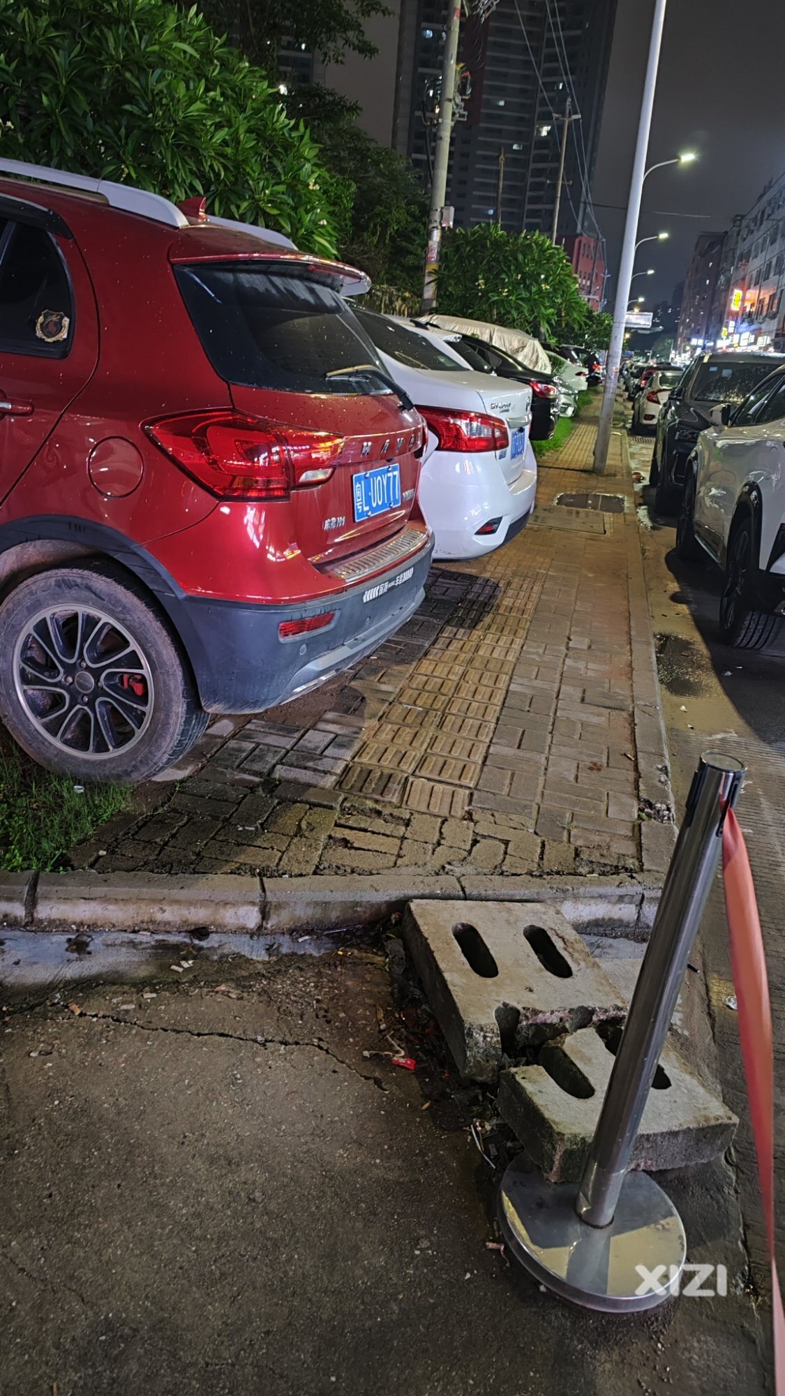 惠风七路违停