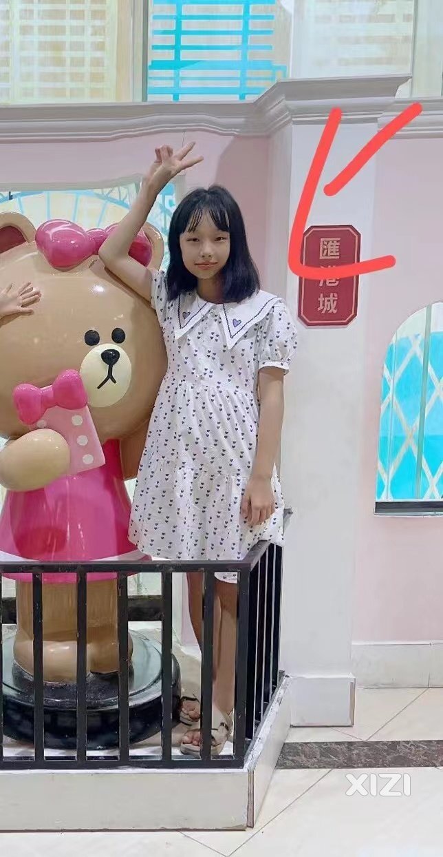 寻走失小女孩