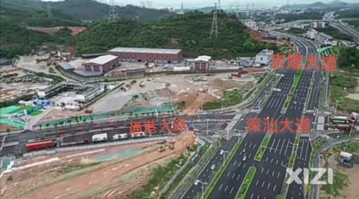 吉隆大道、深汕大道、通港大道一体化步入
