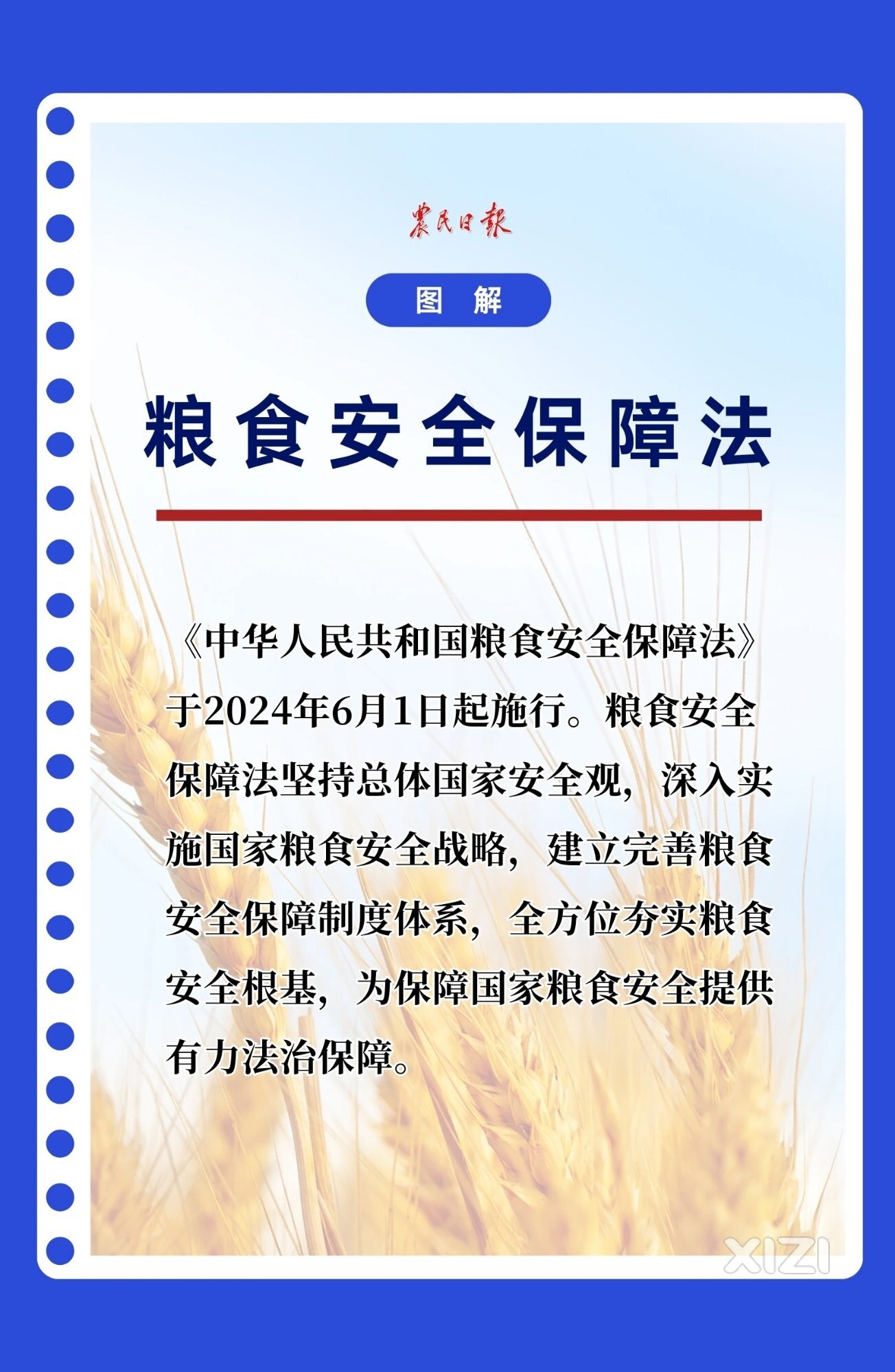 划重点！《中华人民共和国粮食安全保障法》实施