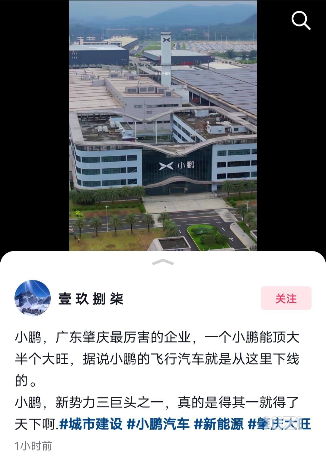 小鹏为肇庆一半；比亚迪为深汕三分之二贡献工业产值。建议惠州也引进