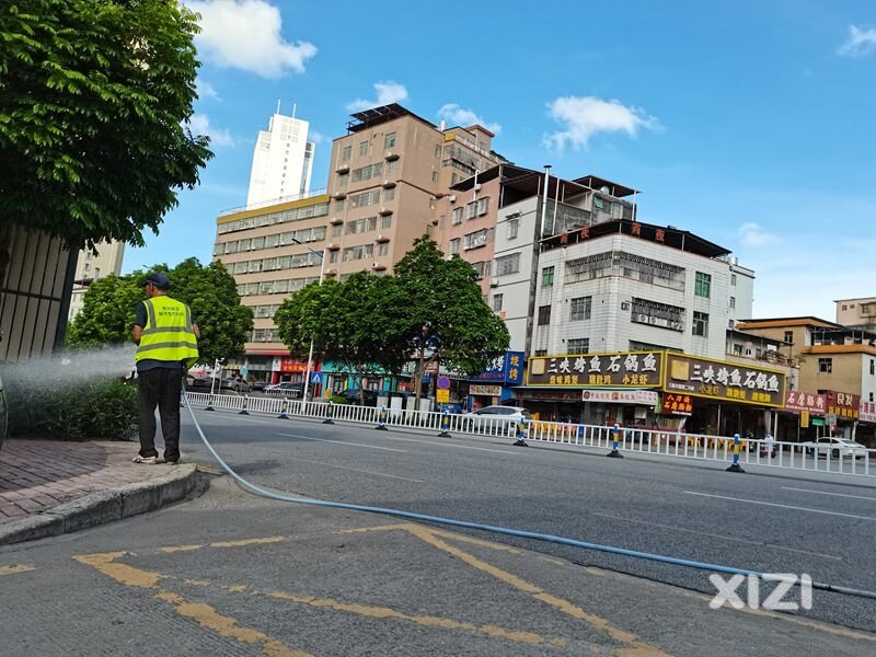 最近园林的辛苦，美化城市
