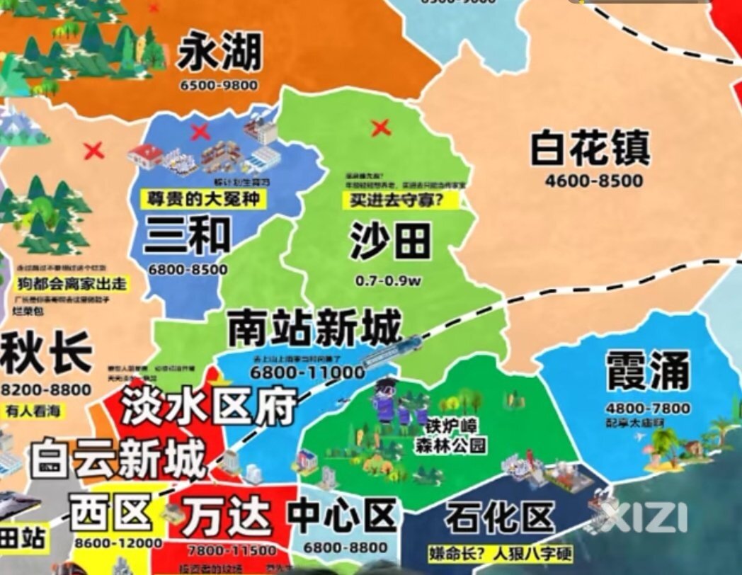 吉隆虽贴深汕中心也不算临深。白花是惠东最临深的。过来稔山西部。