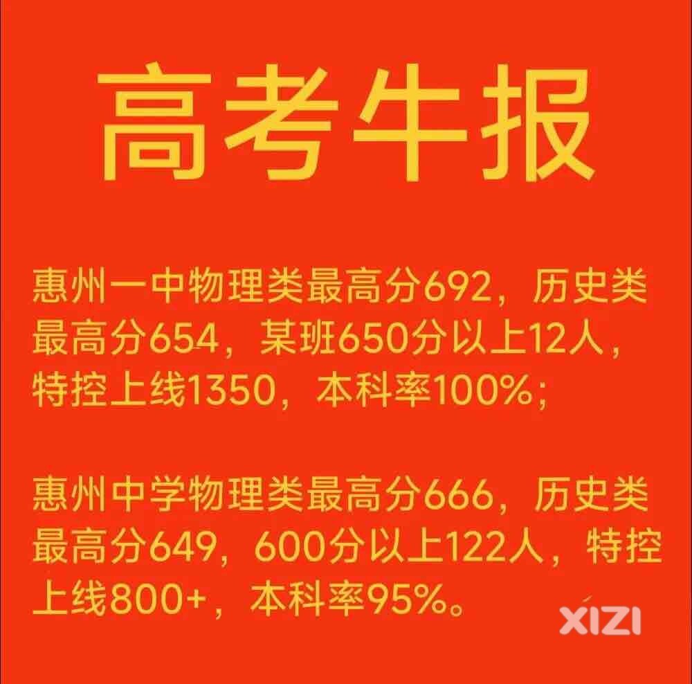 惠州高中还是这家强！