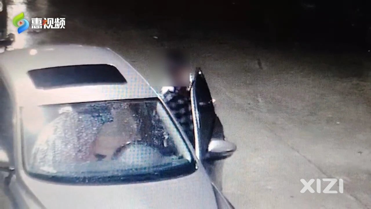 不撬不砸，他们轻松偷走车内财物