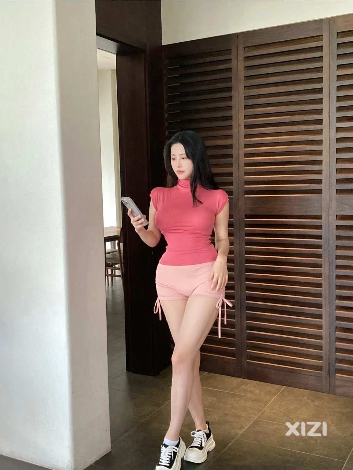 运动风穿搭，丰腴健康