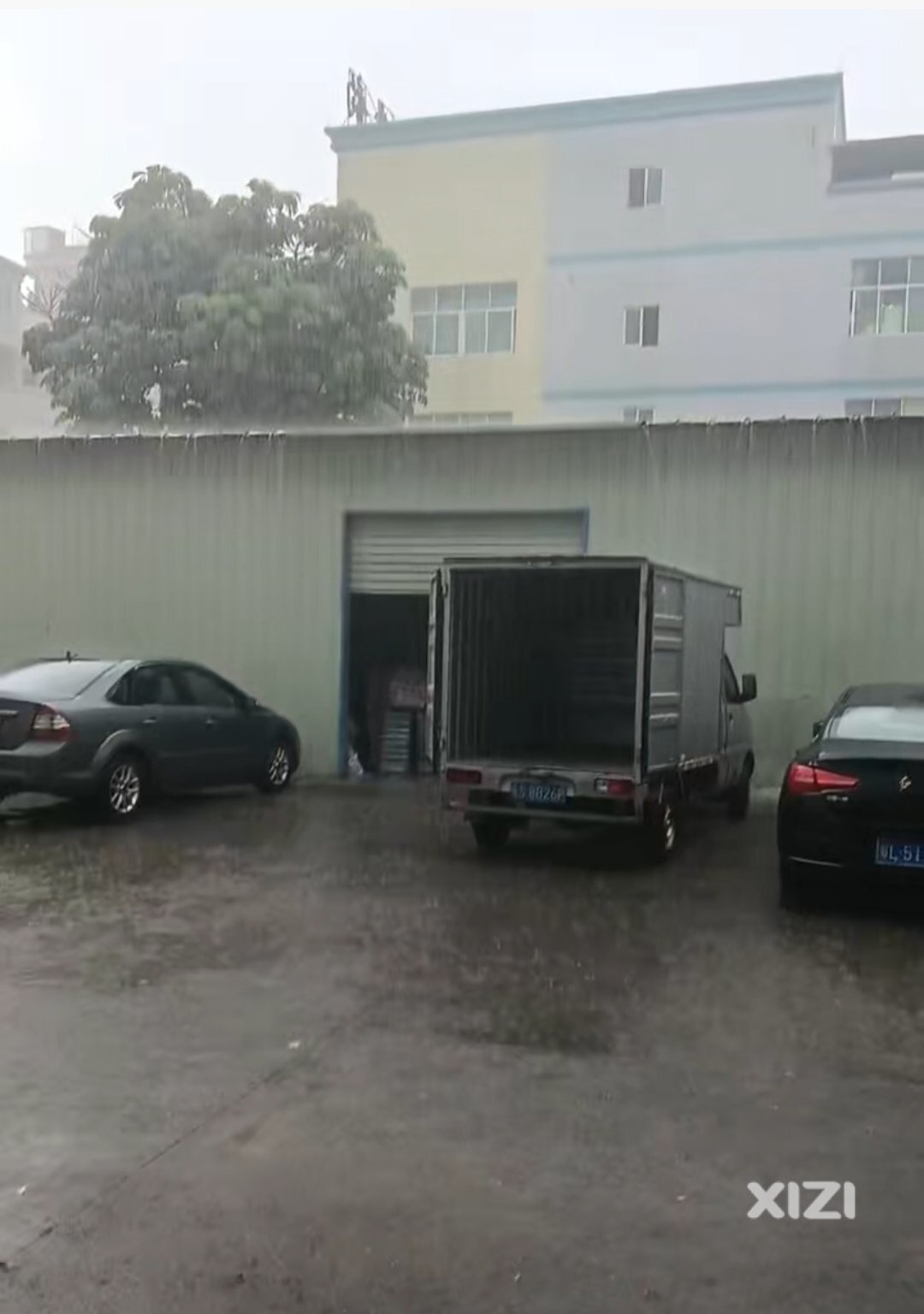 突然的大雨，好在下好货了。