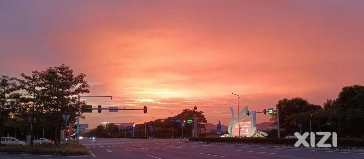 夕阳美