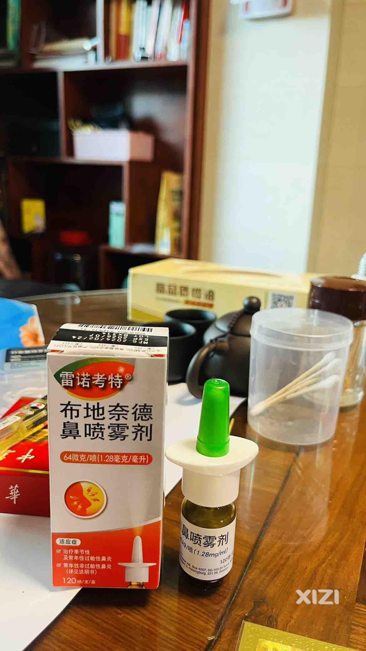 今天，鼻子不舒服，去