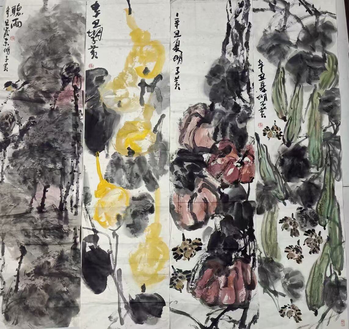 写意胡子黄系列（之三）