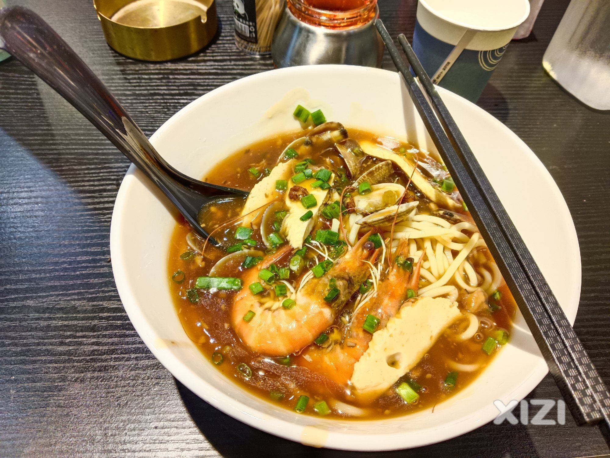 惠东美食～吉隆海鲜捞面。不好吃，还不如汤粉