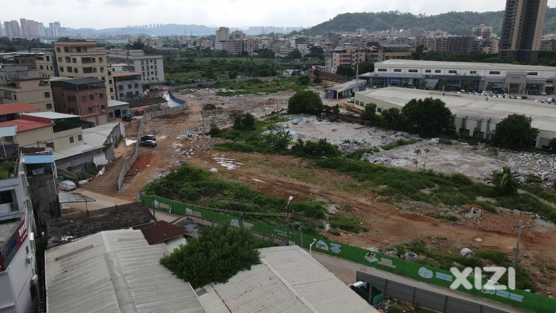 惠州一号公路，惠州大道青塘村段拆迁进行中