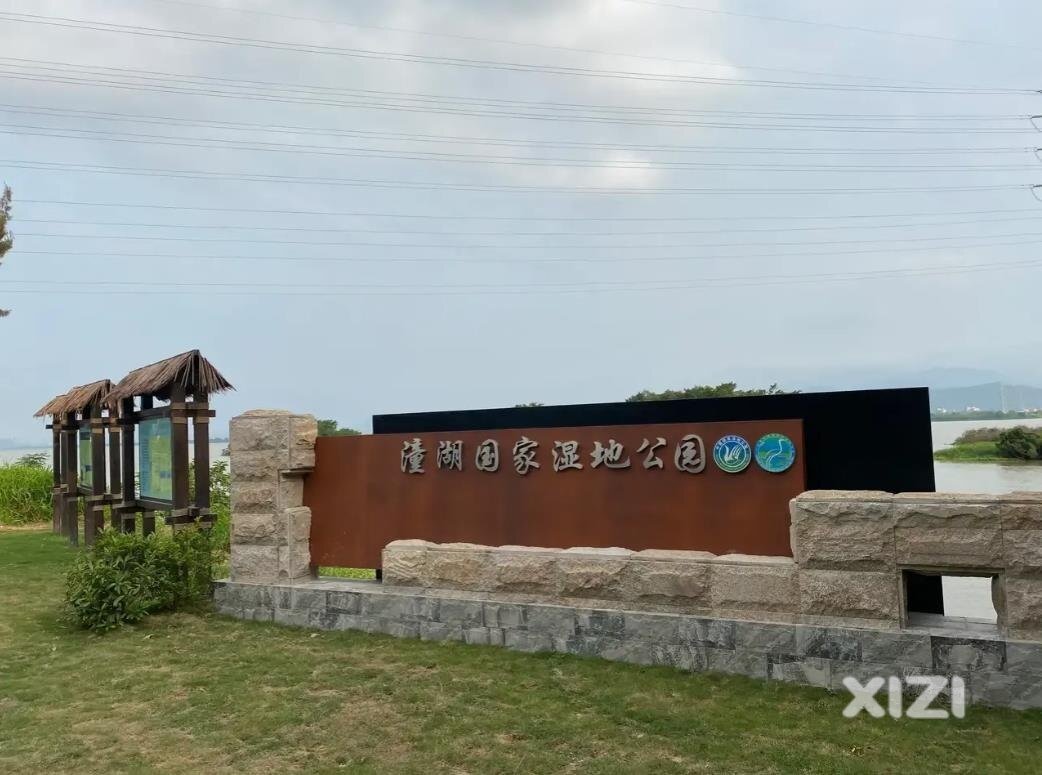 惠州潼湖国家湿地公园的观景台修建好了？挺美啊，