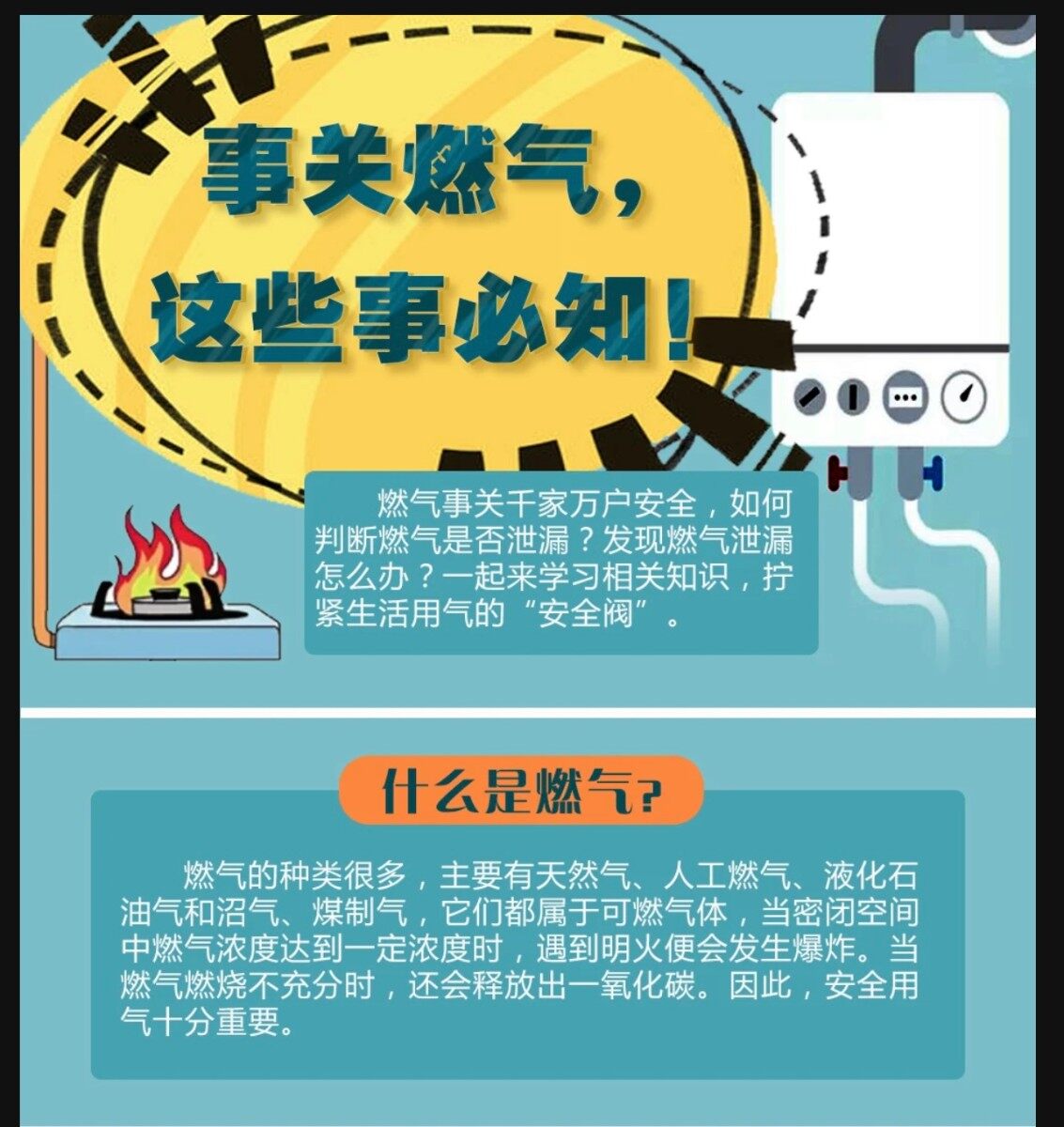必知燃气安全知识，请转给更多人！