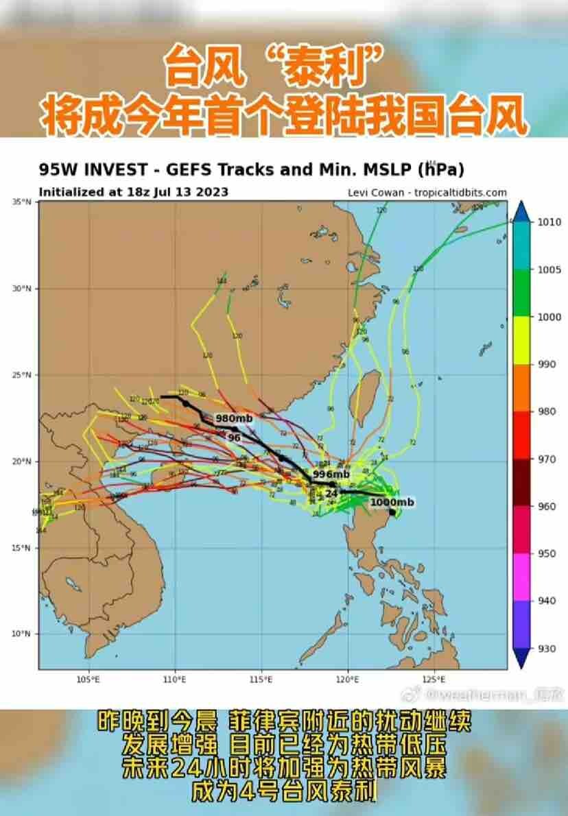 台风“泰利”锁定中国，我的大空调准备开机了
