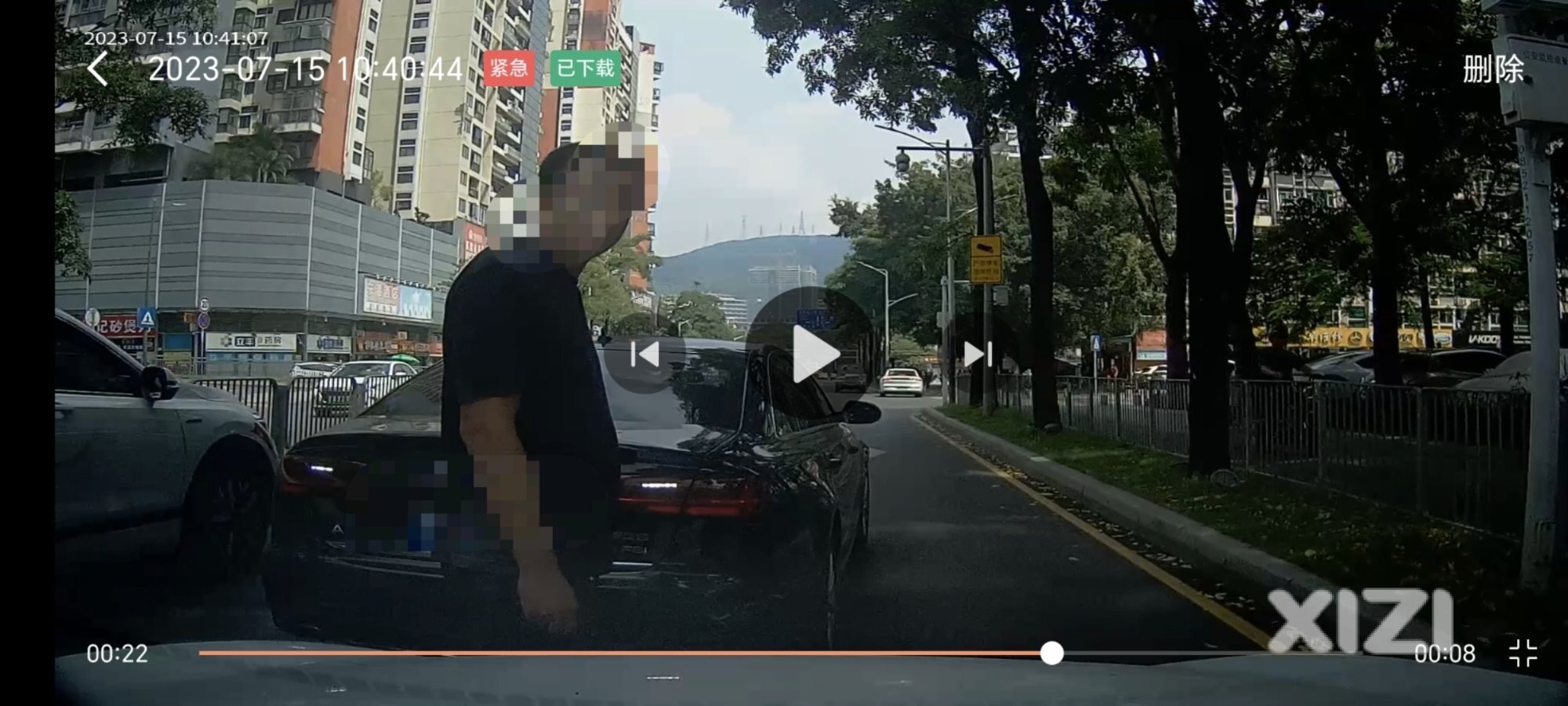 真是个大聪明学人家别车