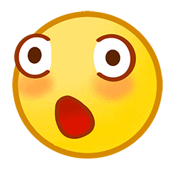 GIF动图表情包微信小黄脸惊讶.gif